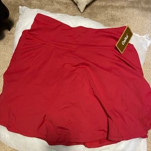 Oalka women’s tennis/golf/athletic skirt with zippered pockets
